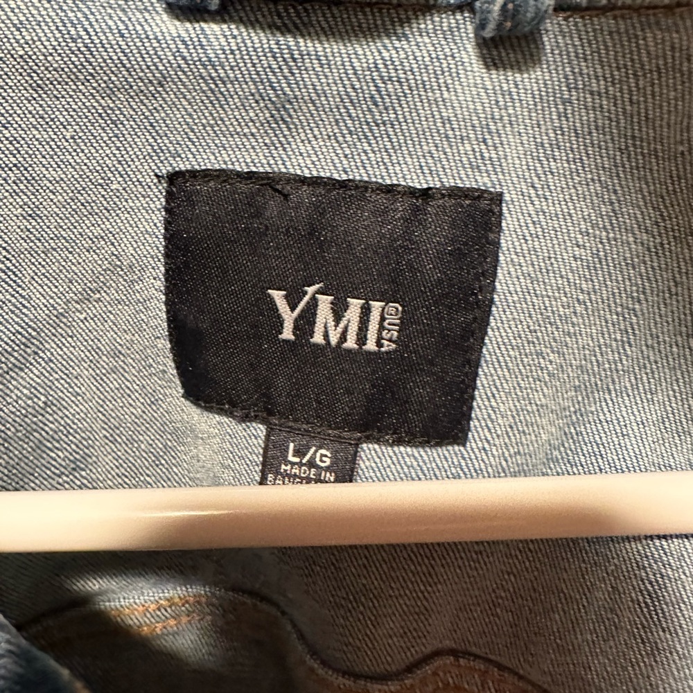 YMI denim jacket size L